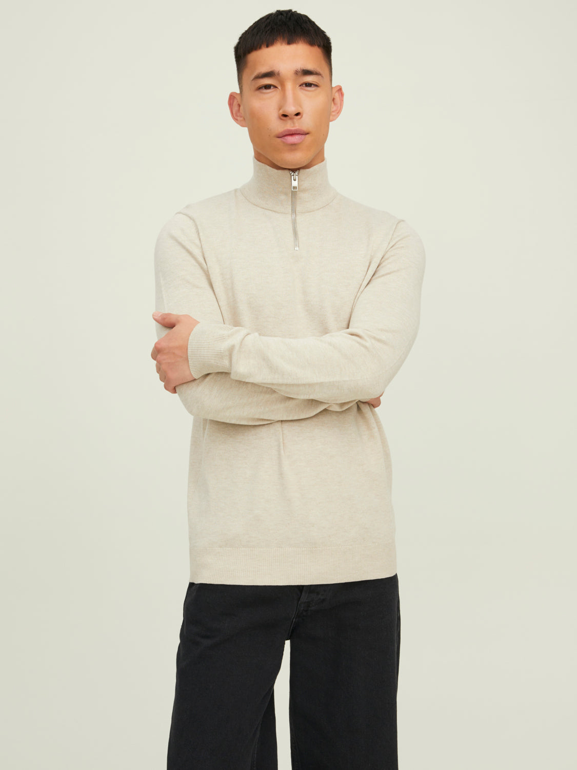 JJEEMIL Pullover - Oatmeal